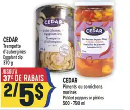 Marché Adonis CEDAR Trempette d'aubergines | Eggplant dip offer