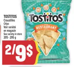 Marché Adonis TOSTITOS Croustilles | Chips offer