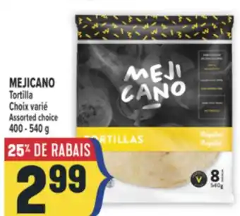 Marché Adonis MEJICANO Tortilla offer