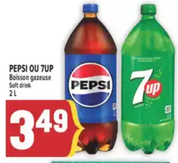 Marché Adonis PEPSI OU 7UP BOISSON GAZEUSE | SOFT DRINK offer