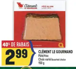 Marché Adonis CLÉMENT LE GOURMAND PÂTÉ | PÂTÉ offer