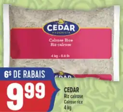 Marché Adonis CEDAR RIZ CALROSE | CALROSE RICE offer