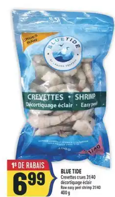 Marché Adonis BLUE TIDE Crevettes crues 31/40 décortiquage éclair | Raw easy peel shrimp 31/40 offer