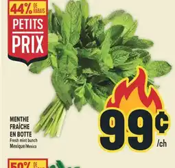 Marché Adonis MENTHE FRAÎCHE EN BOTTE | FRESH MINT BUNCH offer