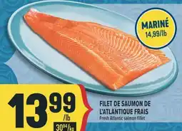 Marché Adonis FILET DE SAUMON DE L'ATLANTIQUE FRAIS | Fresh Atlantic salmon fillet offer