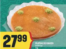 Marché Adonis PLATEAU DE KNAFEH/KNAFEH TRAY offer