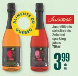 Jean Coutu IRRESISTIBLE Selected sparkling juices offer