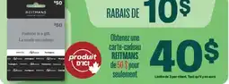 Jean Coutu carte-cadeau REITMANS offer