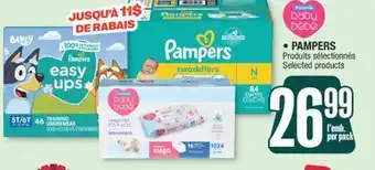 Jean Coutu PAMPERS Selected products offer
