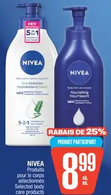 Jean Coutu NIVEA Selected body care products offer