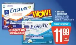 Jean Coutu ENSURE • GLUCERNA Meal replacements offer