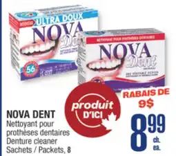 Jean Coutu NOVA DENT Denture cleaner offer