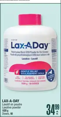 Jean Coutu LAX-A-DAY offer