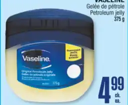 Jean Coutu VASELINE Petroleum jelly offer