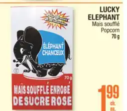 Jean Coutu LUCKY ELEPHANT Popcorn offer
