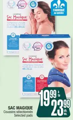 Jean Coutu SAC MAGIQUE Selected pads offer