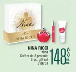 Jean Coutu NINA RICCI Nina 3-pc. gift set offer