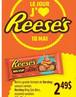 Jean Coutu Hershey King Size Bars, assorted varieties offer