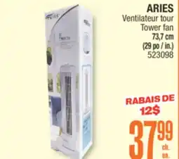 Jean Coutu ARIES Tower fan offer