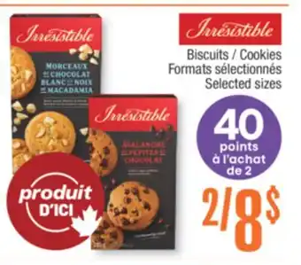 Jean Coutu IRRESISTIBLE Cookies offer