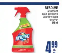 Jean Coutu RESOLVE Laundry stain remover offer