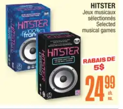 Jean Coutu HITSTER Selected musical games offer