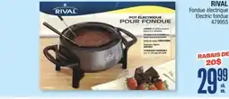 Jean Coutu RIVAL Electric fondue offer