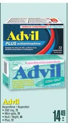Jean Coutu Advil Ibuprofen offer