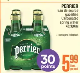 Jean Coutu PERRIER Carbonated spring water offer