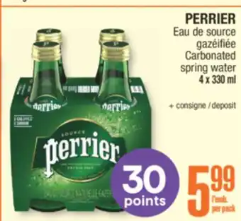 Jean Coutu PERRIER Carbonated spring water offer