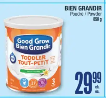 Jean Coutu BIEN GRANDIR Powder offer