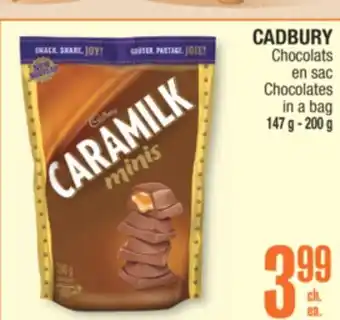 Jean Coutu CADBURY Chocolates in a bag offer
