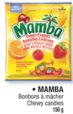 Jean Coutu MAMBA Chewy candies offer