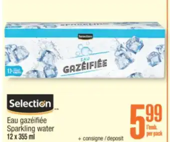 Jean Coutu SELECTION Sparkling water offer