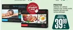 Jean Coutu PRESTIGE Selected gift sets with various packages offer