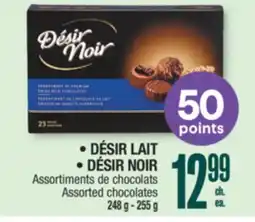 Jean Coutu DÉSIR LAIT, DÉSIR NOIR Assorted chocolates offer