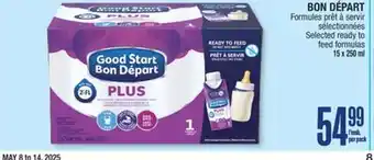 Jean Coutu BON DÉPART Selected ready to feed formulas offer