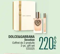 Jean Coutu DOLCE&GABBANA Devotion 2-pc,gift set offer