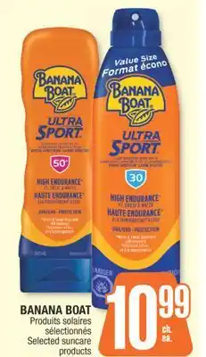 Jean Coutu BANANA BOAT Selected suncare products offer