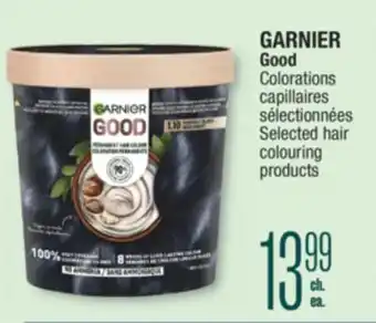 Jean Coutu GARNIER Good Selected hair colouring products offer