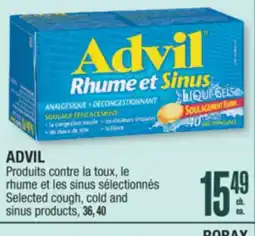 Jean Coutu ADVIL Selected cough, cold and sinus products offer