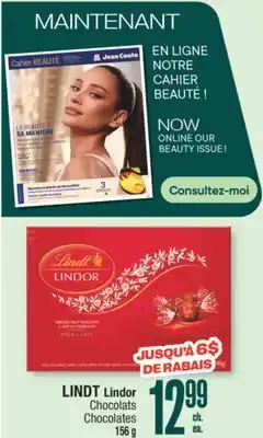 Jean Coutu LINDT Lindor Chocolates offer