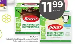 Proxim BOOST Selected meal replacements offer