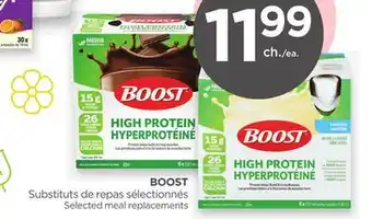 Proxim BOOST Selected meal replacements offer