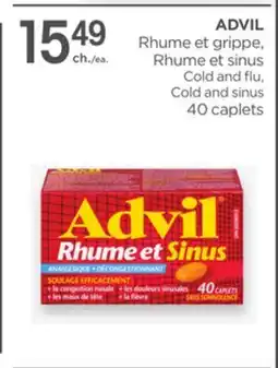 Proxim ADVIL Cold and flu, Cold and sinus offer