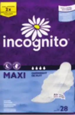 Proxim INCOGNITO Selected hygienic pads or pantyliners offer