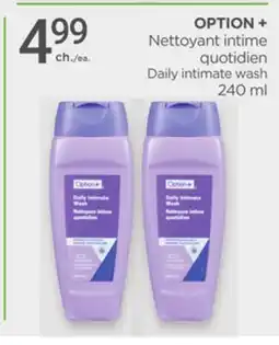 Proxim OPTION + Daily intimate wash offer