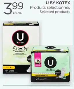 Proxim U BY KOTEX Selected Products offer