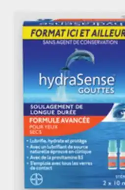 Proxim HYDRASENSE Selected dry eye drops offer
