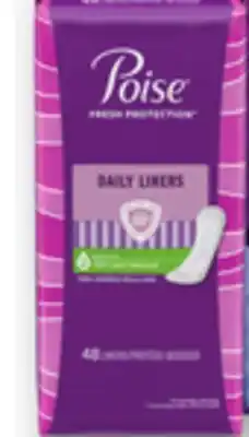 Proxim POISE Selected incontinence pads or liners offer